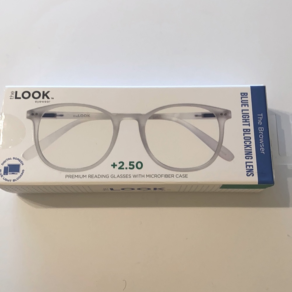 The look readers Blue Light Tech. In Clear +2.50